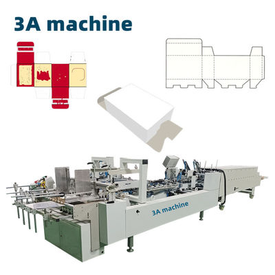 3A PLC CQT 800 Heavy Duty Gluing Machine voor karton/golfmatige rechte lijndozen