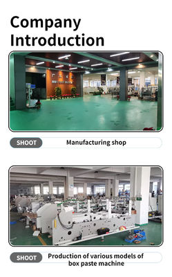 3A PLC CQT 800 Heavy Duty Gluing Machine voor karton/golfmatige rechte lijndozen