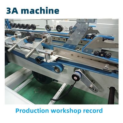 CQT 800 Karton/Gorrigeerde rechtlijnige doos Automatische doos folder Gluer Machine