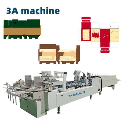 Papiervouwmachine voor CQT 800 karton/golfmatig rechtlijnig doosje mini vouwlijm