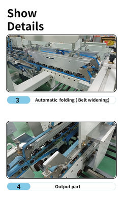 CQT 800 Karton/Gorrigeerde rechte lijndoos Automatische kartonnen doos Gluwermachine