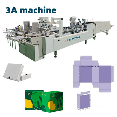 Elektrisch aangedreven CQT 800 Flexo Folder Gluer Straight Line Folding voor productie-installaties