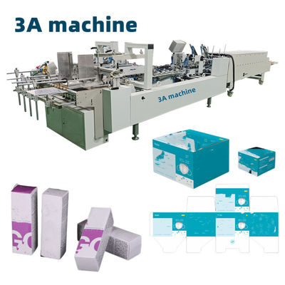 Wateroplosbare koude lijm CQT 800 Box Folding Glue Machine voor houten verpakkingsbehoeften