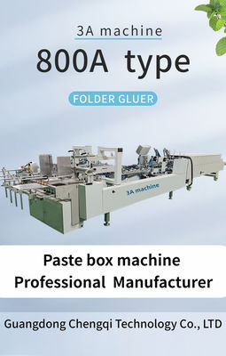 CQT 800 Automatische lijmmachine voor karton/golfdozen in machinefabrieken