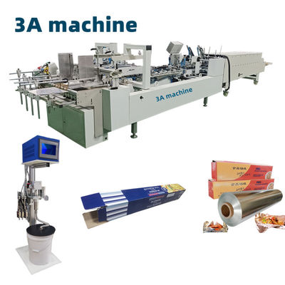 Behoorlijke CQT-800 Aluminiumfolie en tinfolie verpakkingsdoos vouwlijmmachines