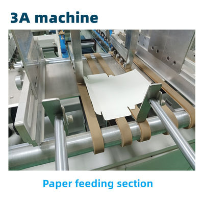 Automatische aluminiumfolie en tinfolie verpakkingsdoos Kleefmachine CQT-800