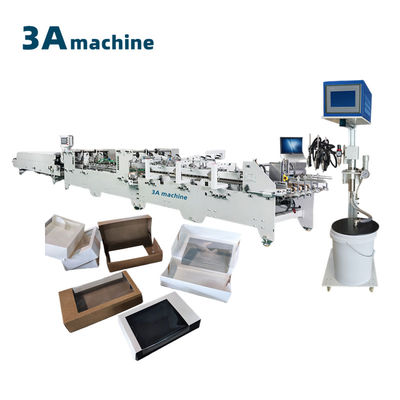 Wateroplosbare koude lijm folder lijmmachine voor 4 hoek en 6 hoek dozen CQT-1300