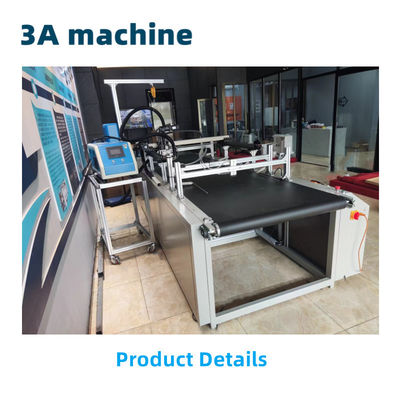 800*600 mm Kleefbereik Grootte Hot Melt Adhesive Spraying Machine voor doos vouwen en kleven