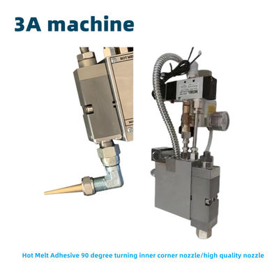 800*600 mm Kleefbereik Grootte Hot Melt Adhesive Spraying Machine voor doos vouwen en kleven