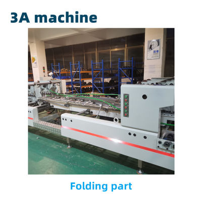 CQT-1300 Automatische gekrommelde doos plakmachine voor 4 6 hoekvouwen en lijm