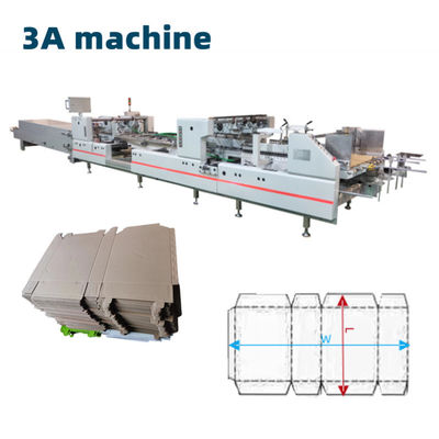 Gemakkelijk te bedienen CQT-1300 Automatische folder lijmmachine voor Flat Box Carton Box