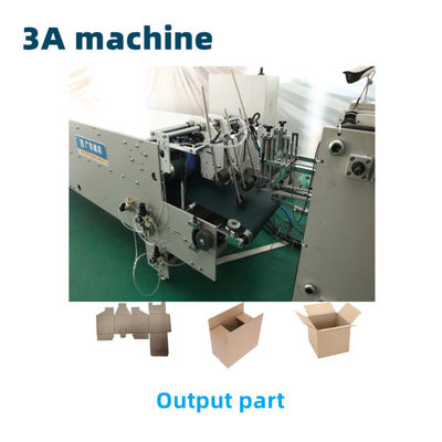 Gemakkelijk te bedienen CQT-1300 Automatische folder lijmmachine voor Flat Box Carton Box
