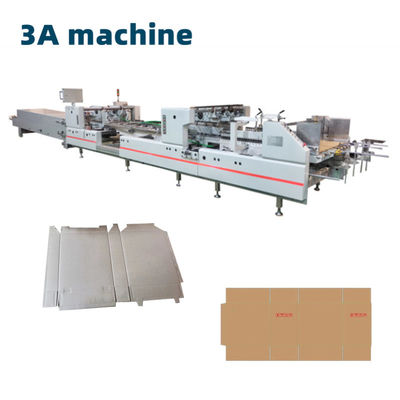 Maximale werkingssnelheid 300 m/min CQT-1300 automatische golfvormige vouwlijmmachine