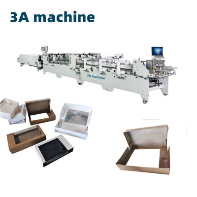 Versatile CQT-850 Automatische 4 6 hoek folder Gluer voor de vervaardiging van papier lunchbox