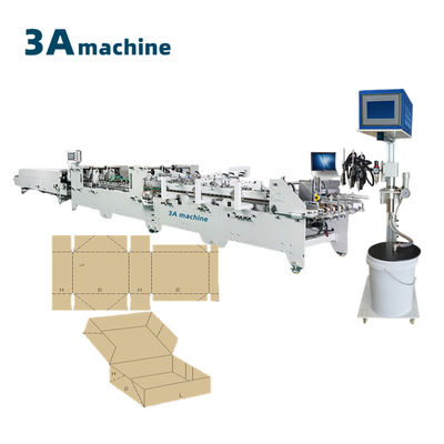 Wateroplosbare koude lijm gebruikt CQT-1300 folder lijmmachine voor het maken van kartonnen dozen
