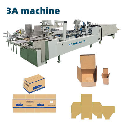 Boxvouwmachine CQT-800WK-1 Grof R Box Folder Glue voor verpakkingsmateriaal