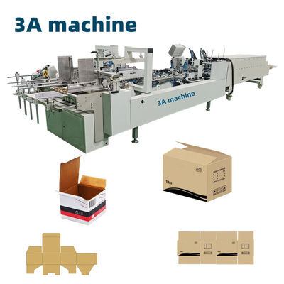 Geavanceerde CQT-800WK-2 gegolfde papierdoos folder Gluer Machine voor kartonnen dozen