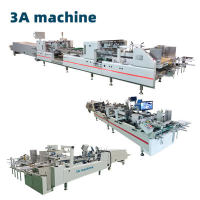 Professionele folderglueermachine voor de productie van kartonnen dozen