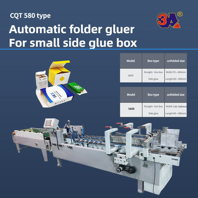 CQT-900-type Automatische folderlijmmachine voor zijlijm rechte lijn Doos Bottom Lock
