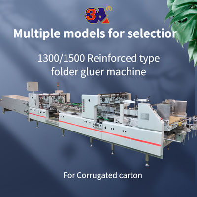 Professionele pneumatische vouwlijmmachine voor 4/6 hoekbox aangedreven type pneumatisch