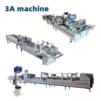 Machinerie Hardware Automatische folderlijmmachine voor gegolfde karton kartonnen doos