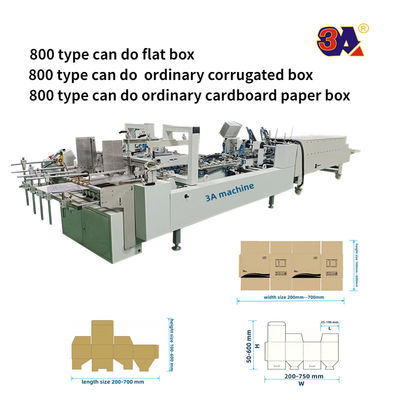 Machinerie Hardware Automatische folderlijmmachine voor gegolfde karton kartonnen doos