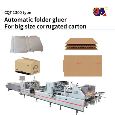 Gluermachine voor carton, kartonnen doos CQT-800A, papier 200g-650g