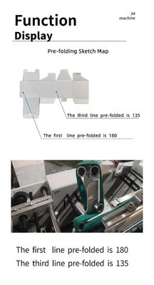 CQT-900 vouwdozen machine verbeterd type doos vouwlijm voor makkelijke case verpakking