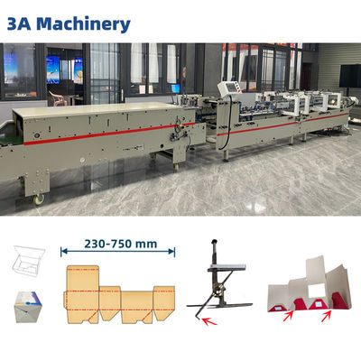 Gemakkelijk te bedienen CQT-900 vouwdozen Machine Crash Lock Bottom Folder Gluer Machine Paper Folder Machine