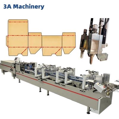 Gemakkelijk te bedienen CQT-900 vouwdozen Machine Crash Lock Bottom Folder Gluer Machine Paper Folder Machine